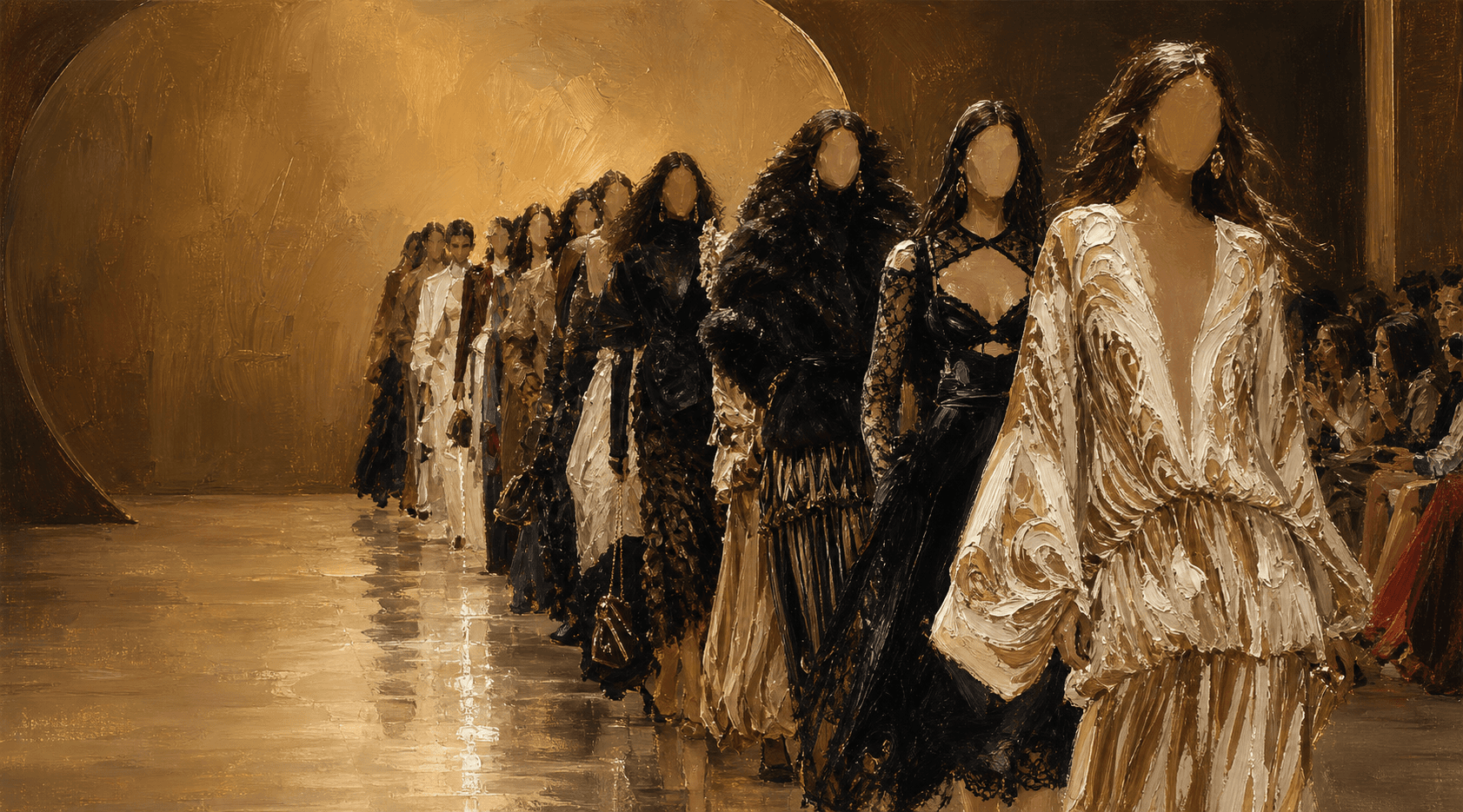 Fashion runway presentation